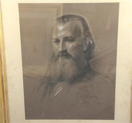 Samuel Laurence (1812-1884) Portrait of William Watliss Lloyd Egre, 25 x 19in.